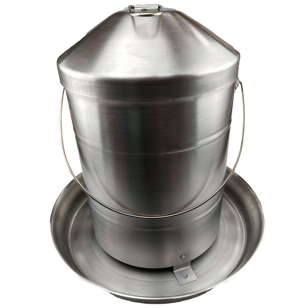 Stainless Steel Chicken Feeder 10kg Rural4u
